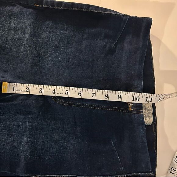 free people we the free miles away dark wash raw hem skinny jeans size 28 - Picture 9 of 13